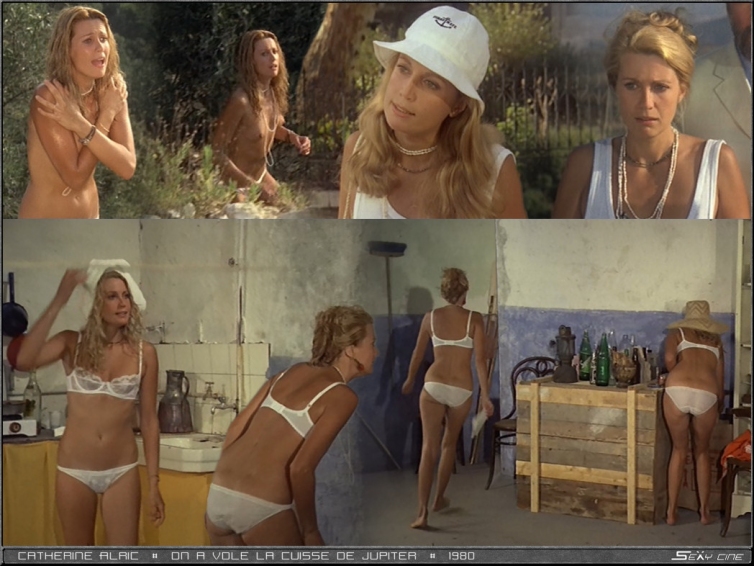 Catherine Alric in a short skirt breasts
