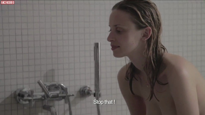 Elisa Sommet in a short skirt breasts