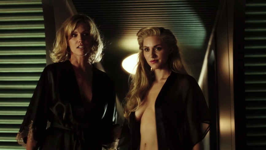Jessica Sipos in a skirt