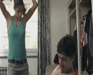 Melanie Winiger in a skirt