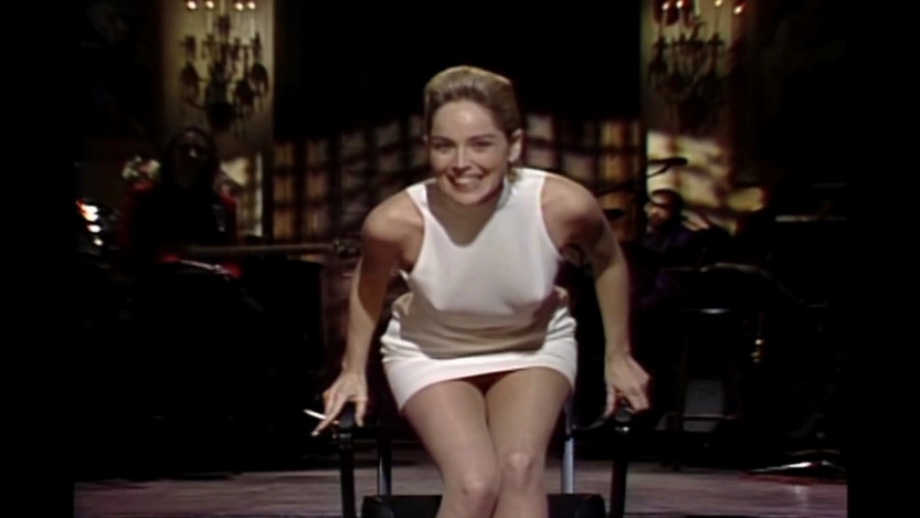 Sharon Stone legs 92